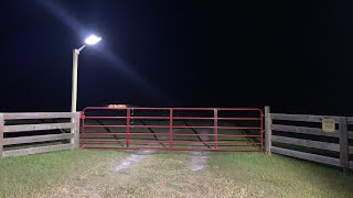 INSANELY BRIGHT 800 watt solar powered off grid LED street light by WYWNA [upl. by Honorine]