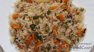 Veg Pulao Recipe Vegetable Pulao in Pressure Cooker Lunch Box Recipe [upl. by Ahtnicaj]