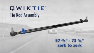 QWIKTIE™ Tie Rod Assembly by STEMCO [upl. by Alvord]