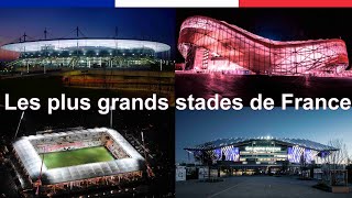 Les 100 Plus Grand Stades de France  The 100 Largest Stadiums in France [upl. by Agustin]