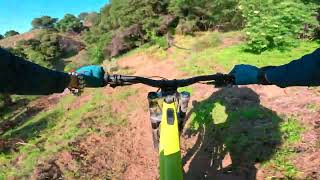 Triple KOM on this local ripper 2 fast riders chasing me haha mtb dh steeps GoPro [upl. by Nosyarg]