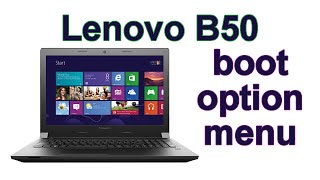 تعديل خيارات الإقلاع و البيوس في لابتوب lenovo b50 [upl. by Shlomo971]