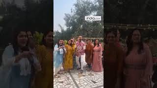 Shikhar Dhawan 😍and his family flaunt their dance moves 😍❤️🕺🏻ytshort entertainment [upl. by Imoyaba]