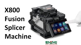 Shinho Multi Function Automatic Fiber Fusion Splicer X800 [upl. by Edeline]