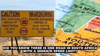 Did you know there is ONE road in South Africa with a 250kmh speed limit  NEWS IN A MINUTE [upl. by Iaverne15]