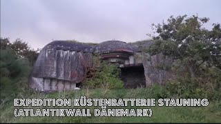 Bremer Bunkerforscher auf Expedition in der Küstenbatterie Stauning Atlantikwall Dänemark [upl. by Llenrev]