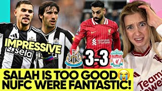 Is Salah Best In World Right Now Bruno G x Tonali Incredible Newcastle 33 Liverpool Reaction [upl. by Evelyn]