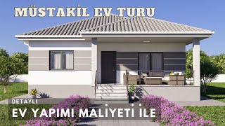 138m² 31 Müstakil Ev Turu  2021 Müstakil Ev Maliyeti İle [upl. by Ttreve]