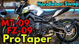 MT09 FZ09 ProTaper Installation How To [upl. by Hakan]