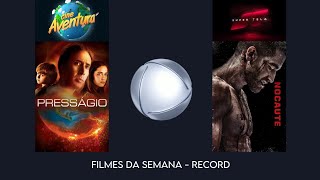 Filmes da Semana Record  19102024 [upl. by Sisenej]