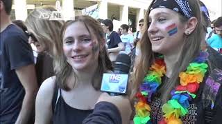 IL PRIDE INVADE IL CENTRO MUSICA E ARCOBALENI PER LORGOGLIO OMOSESSUALE  A3 NEWS Veneto 0106201 [upl. by Siravrat]