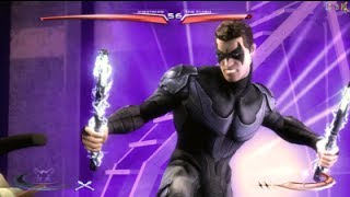 Injustice Gods Among Us Nightwing Classic Ladder Walkthrough and Ending [upl. by Nnair]