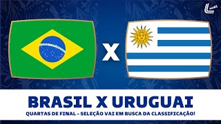 BRASIL X URUGUAI TRANSMISSÃO AO VIVO  SELEÇÃO VAI EM BUSCA DA CLASSIFICAÇÃO PRÉ JOGO AO VIVO [upl. by Madlin995]