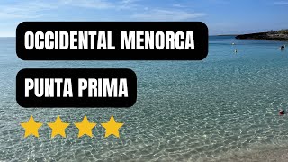 Occidental Menorca Hotel  Family Holiday  Punta Prima [upl. by Aesoh]