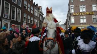 Winter Wonder Weken Leiden 2016 Sinterklaas intocht 2016 in Leiden wwwleidseglibbernl [upl. by Gib628]