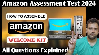 Amazon Assessment Test 2024  Work Life In Amazon Customer Support  Amazon Welcome Kit [upl. by Woodruff]