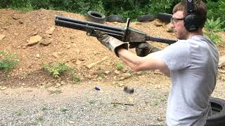 7 barrel pipe shotgun live fire test [upl. by Madaras]