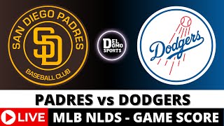 SAN DIEGO PADRES VS LOS ANGELES DODGERS LIVE ⚾️ NLDS Game 1 MLB Game Score PlaybyPlay OCT 5 2024 [upl. by Deyes]