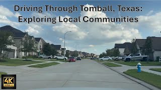 Driving Through Tomball Texas Exploring Local Communities  Drive Time texas houston roadrage [upl. by Atiuqahs]