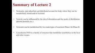 Toxicokinetics 3  Metabolism [upl. by Atteselrahc]