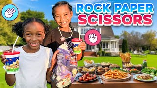 ROCK PAPER SCISSORS  FOOD CHALLENGE IT GETS SHOCKING [upl. by Ohaus127]