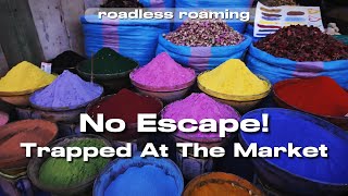 Walking the Markets in Marrakesh  Fulltime Travelling  Overlanding Africa  ep12 [upl. by Noelopan]