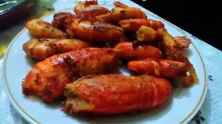 Udang Galah Goreng 5 Minit [upl. by Elyn423]