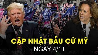 Điểm nóng bầu cử Mỹ 411 Hơn 71 triệu người Mỹ đã bỏ phiếu bà Harris vượt ông Trump ở Iowa [upl. by Eecak]