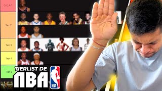 La PEOR TIERLIST de la HISTORIA de la NBA [upl. by Maia430]