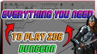 Try This New Solo RPG System for 2D6 Dungeon [upl. by Cele]