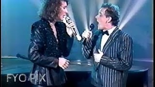 CÉLINE DION amp PIERRE VERVILLE 🎤🎤 Imitations amp Parodie 🎶 Live 1989 [upl. by Jeremias805]