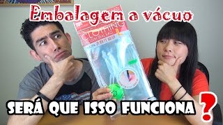 Embalagem à vácuo  Será Que Isso Funciona Ep37 [upl. by Ultann]