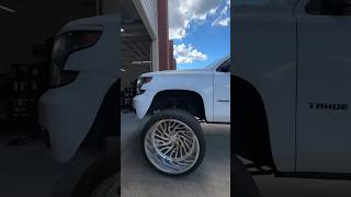 Lifted Tahoe on 28x18s and a McGaughys lift kit mcgaughys 28x16 liftedtahoe [upl. by Flosser]