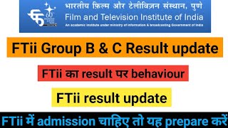 FTii result update  FTii entrance exam result update  PANKAJ MEENA PK [upl. by Nosreh702]