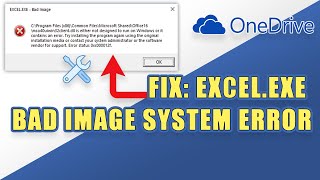 FIX quotEXCELEXE Bad Image Errorquot Office Repair [upl. by Bertie422]