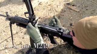 M249  Clear Load amp Make Ready [upl. by Eelytsirk]