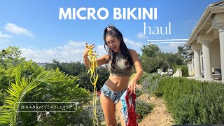 BIKINI TRY ON HAUL  GABRIELLA ELLYSE [upl. by Ennayelhsa]