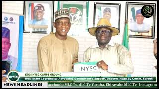 KOGI NEW NYSC COORDINATOR FEMI OSUNGBOHUN SEEKS FOR STATE GOVT INTERVENTION AT ASAYA CAMP [upl. by Atwahs]