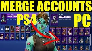 How To Merge Fortnite Accounts On Ps4Pc Xbox Switch amp Mobile [upl. by Senn]