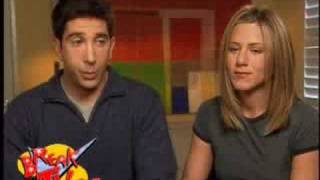 friends  jennifer aniston and david schimmer interview [upl. by Sadowski]