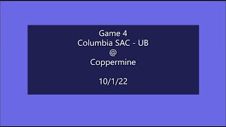 SOCCER GAME  COPPERMINE vs SAC  10122  SPORTS GOALS [upl. by Zobkiw]