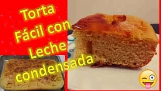 😜COMO HACER una TORTA de LECHE CONDENSADA🎂 [upl. by Anzovin]