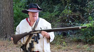 Matchlock Rifle being fired at Jamestown in Virginia  4k Widescreen [upl. by Rosenblatt]