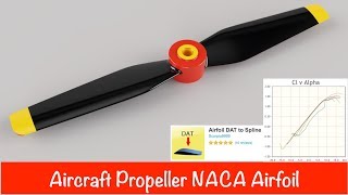 Propeller NACA Airfoil  Fusion 360 Modeling [upl. by Nnaeitak]