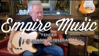 Fender Acoustasonic Telecaster Review [upl. by Ligriv]