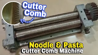 Noodle amp Pasta Machine Cutter Comb Sisir Pisau Pemotong Mesin Gilingan Mie Ampia [upl. by Ahcropal]