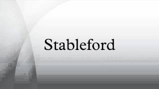 Stableford [upl. by Niwre]