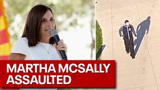 Police issue arrest warrant for man accused of assaulting Martha McSally [upl. by Richards239]