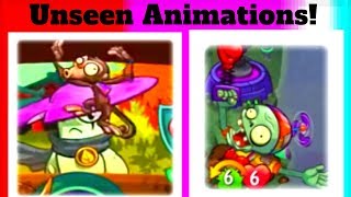 RARE Unseen EPIC Overshoot Animations  PvZ Heroes [upl. by Alidus806]