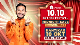 Banyak Promo Menarik di Shopee 1010 Brands Festival Midnight Sale  10 Okt 0000  0200 WIB [upl. by Hameean926]